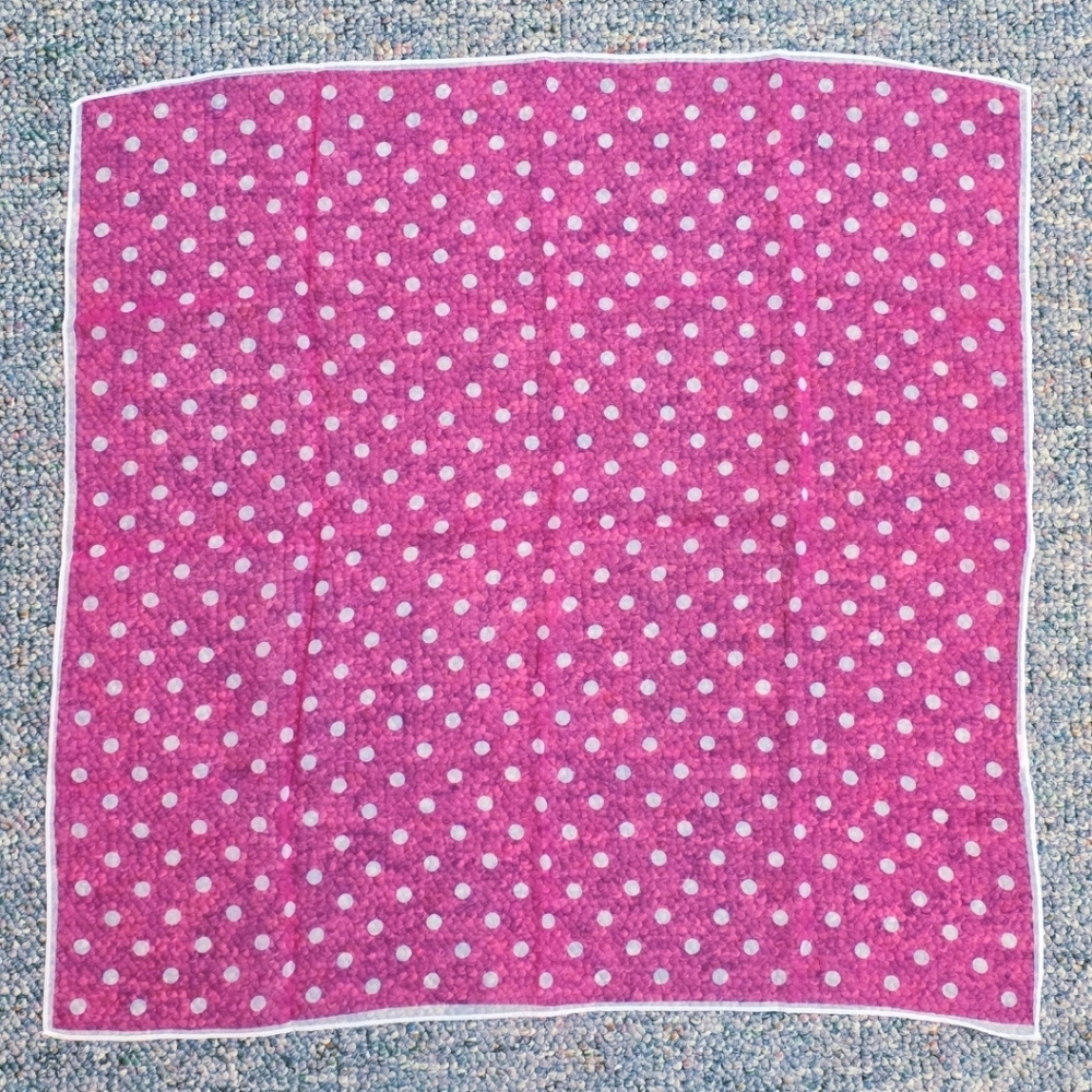 Anthropologie "Dot Frenzy" Polka Dot Neck Scarf